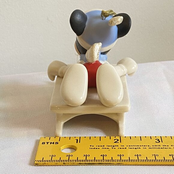Lenox Mickey's Sledding Adventure Ornament, Disney Showcase Mickey Ornament - Picture 4 of 7